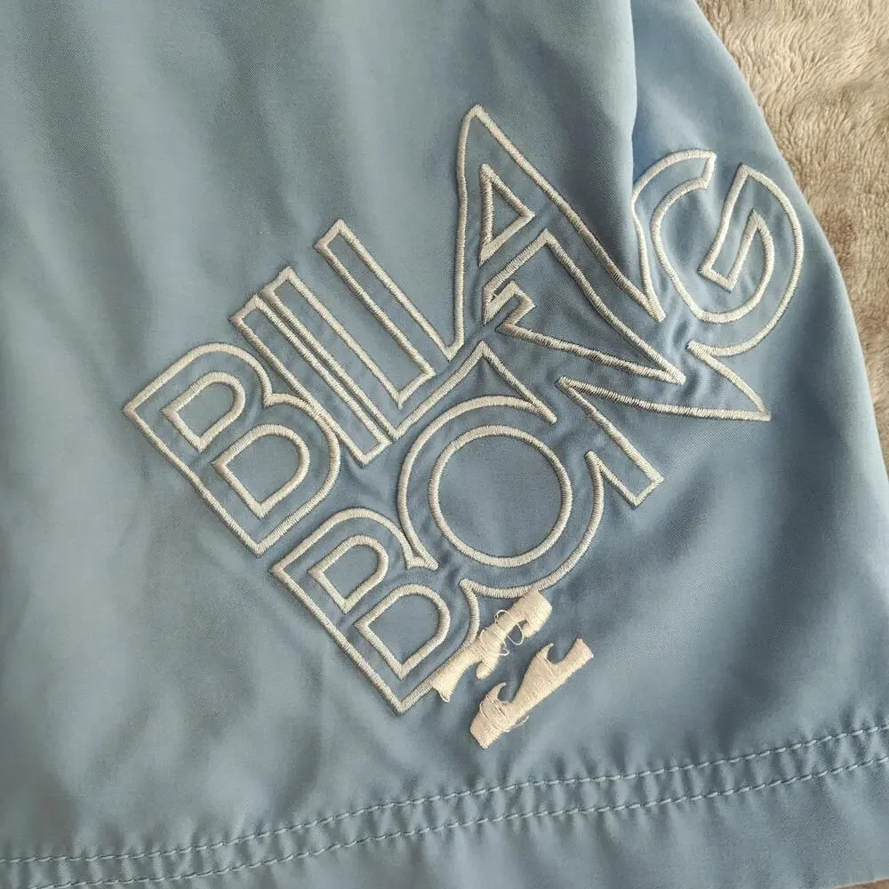 Billabong Board Shorts Mens 40 Blue Cargo Surf Swim Trunks Quick Dry Beach